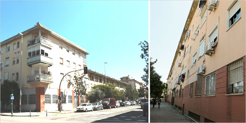 Rehabilitación energética en la calle Paris de Sevilla