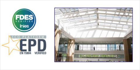 La mayoría de los productos de AGC Glass Europe cuentan con Declaración Ambiental de Producto