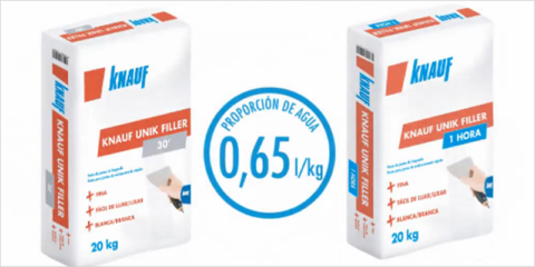 Nuevas pastas de fraguado rápido de Knauf para el tratamiento de juntas de sistemas de placa de yeso