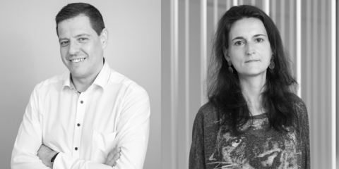 Manuel Lobo, de Consultoría Técnica, y Patricia López Cacheiro, responsable de Sostenibilidad, en Finsa
