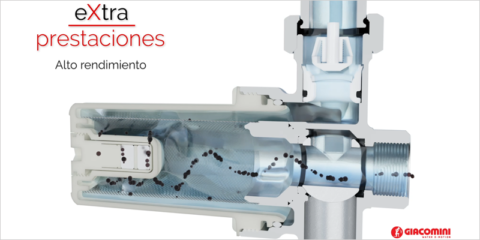 Nuevo desfangador magnético con filtro R145XC de la compañía Giacomini