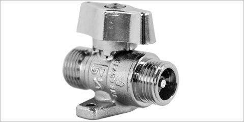 Válvula de gas con autobloqueo y limitador de caudal incorporado de Genebre