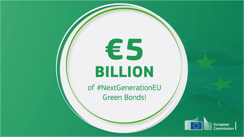La Comisión Europea recauda 5.000 millones de euros en bonos verdes