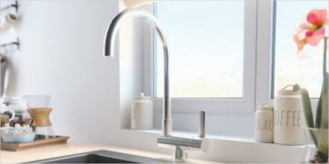 Nuevo grifo monomando abatible FS22 de Grifería Clever con sistema de agua tratada incorporado