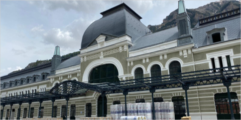 Aislamiento térmico y acústico de Ursa para la rehabilitación de la Estación de Canfranc en Huesca