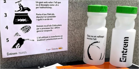 Knauf Industries firma un acuerdo para facilitar el reciclaje de aceite de uso doméstico en sus instalaciones