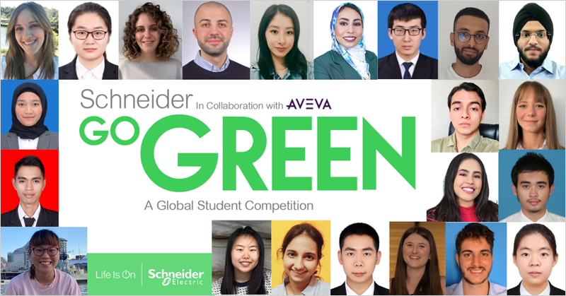 Schneider Electric anuncia los finalistas de la competición Go Green