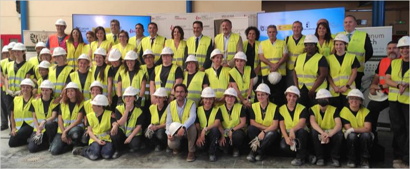 Primer gran proyecto público-privado para incorporar a la mujer en la construcción en la ‘España vaciada’
