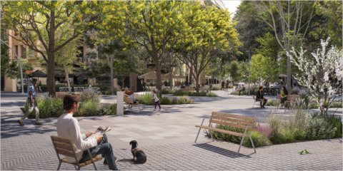 El Eixample de Barcelona contará con cuatro ejes verdes peatonales sin asfalto