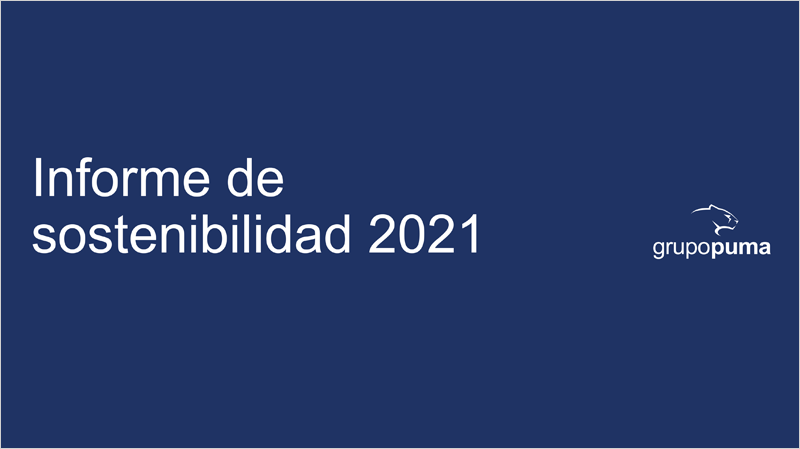 Informe de Sostenibilidad Grupo Puma 2021