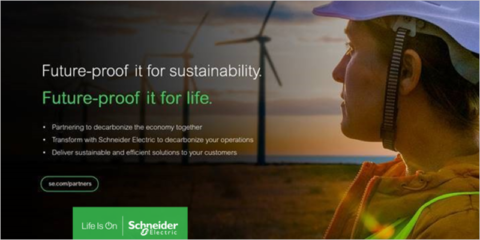 Schneider Electric lanza ‘Partnering for Sustainability’ para ayudar a sus socios a crear negocios sostenibles