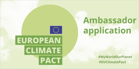La Comisión Europea busca embajadores y amigos del Pacto Europeo por el Clima
