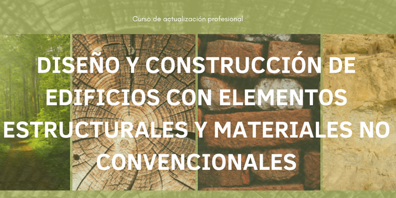 Curso sobre la construcción de edificios con materiales no convencionales