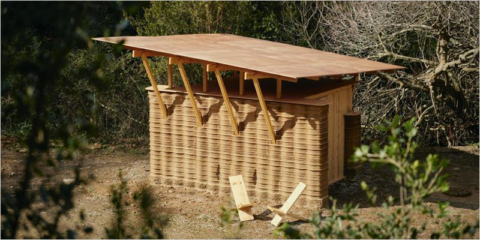 Investigadores del IAAC presentan un prototipo de vivienda realizada con tierra e impresora 3D