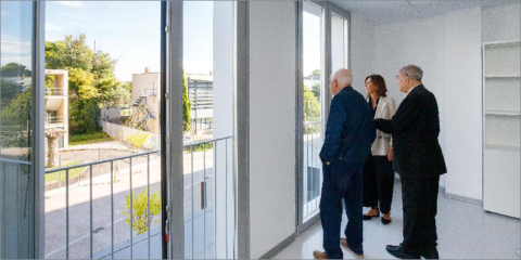 Se inaugura el edificio de viviendas sostenibles ‘Ricardo Millán’ en el barrio zaragozano de Las Fuentes