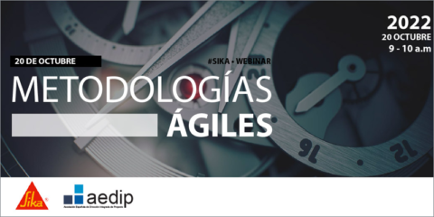 Webinar de Sika y AEDIP sobre las metodologías ágiles para profesionales de la construcción