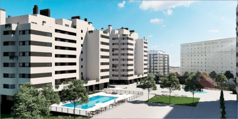 El sistema de suelo radiante de Giacomini se instala en el residencial Célere Parque Norte en Madrid