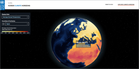 La plataforma Human Climate Horizons muestra el impacto del cambio climático en las regiones