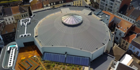 Rehabilitación de la cubierta del edificio Wintercircus de Gante con Renolit Alkorplan Design