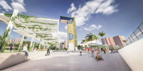 La rotonda de la Torre Miramar de Valencia se convertirá en un espacio verde, bioclimático y sostenible