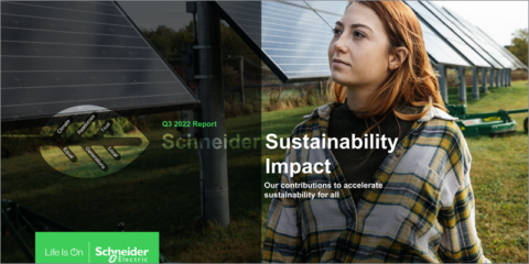 Schneider Electric publica sus avances en sostenibilidad durante el tercer trimestre de 2022