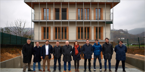 El municipio navarro de Bera alberga ocho VPO de alta eficiencia energética construidas en madera