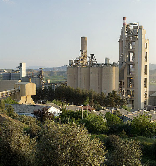 Fábrica de Cemex en Morata de Jalón