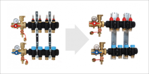 La compañía Giacomini actualiza los códigos de los modelos del colector R553FP
