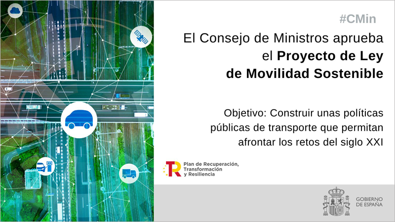 El Gobierno valida el Proyecto de Ley de Movilidad Sostenible y la remite a las Cortes para su aprobación en 2023