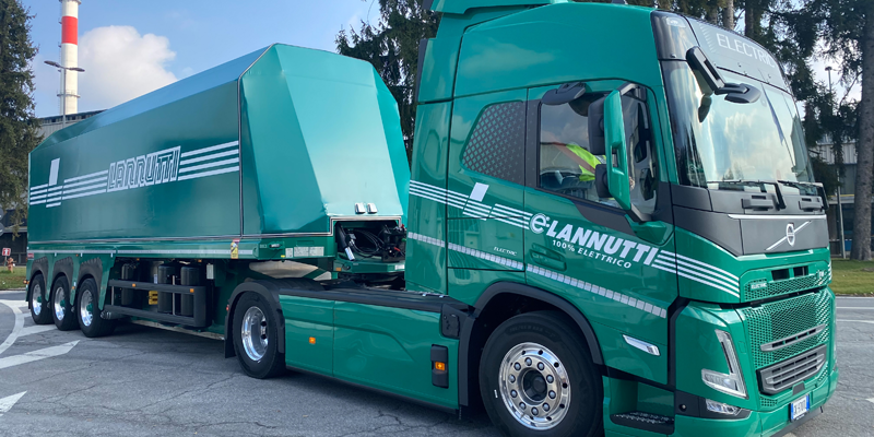 Camiones eléctricos Volvo para el transporte de vidrios de AGC