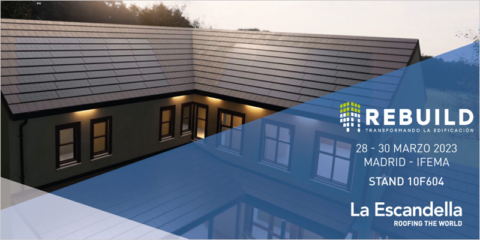 Las soluciones fotovoltaicas integradas de La Escandella estarán presentes en Rebuild 2023