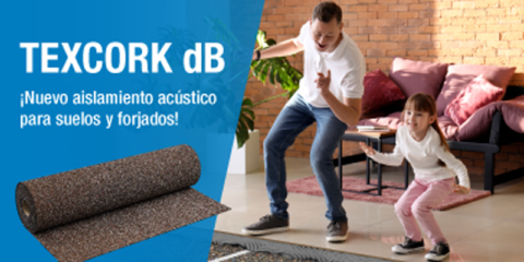 Texcork dB, el nuevo aislamiento acústico para suelos y forjados de la compañía Soprema