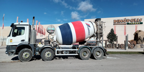 El nuevo pabellón del parque de atracciones Dinópolis contará con 1.700 m3 de hormigón de Cemex