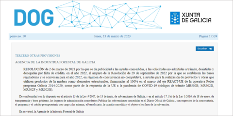 Galicia destina casi 2,5 millones para impulsar la madera como elemento estructural en la construcción