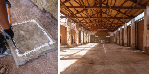 Aislamiento térmico de paredes interiores en la Residencia El Pla De Santa María en Tarragona