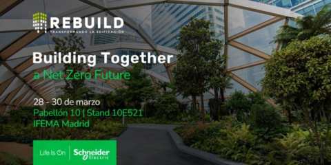 Soluciones de Schneider Electric para optimizar la sostenibilidad de los edificios en Rebuild 2023