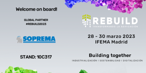 Soprema presenta en Rebuild 2023 sus sistemas de aislamiento térmico e impermeabilización