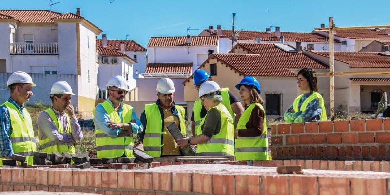 La Junta de Extremadura construye tres viviendas en Ribera del Fresno con el uso de materiales naturales más eficientes y sostenibles