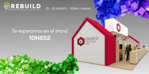 El cajón compacto de persiana Energy Cube Passive de Persax estará presente en Rebuild 2023