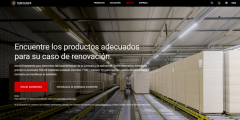 El asistente de Trilux encuentra la solución óptima para el proyecto de renovación de iluminación
