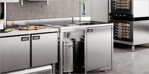 La válvula a pedal mezcladora de suelo de Genebre regula el volumen y la temperatura del agua