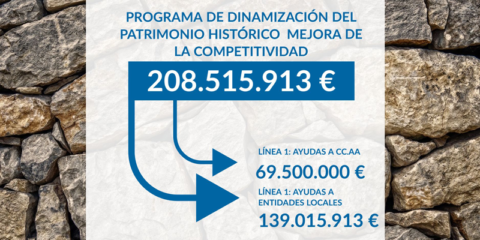 Abierta la convocatoria de ayudas para la rehabilitación de patrimonio histórico con uso turístico