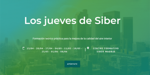 Cursos de formación teórico-prácticos de Siber para mejorar la calidad del aire interior