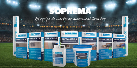 Morteros impermeabilizantes de Soprema