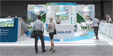 Holcim España presenta su gama de productos de baja huella de carbono en la feria Construmat