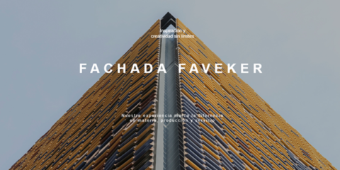 La renovada web de Faveker ofrece información completa sobre fachadas cerámicas ventiladas