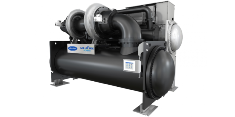 La compañía Carrier amplía el rango de potencia de la gama de enfriadoras AquaEdge 19DV