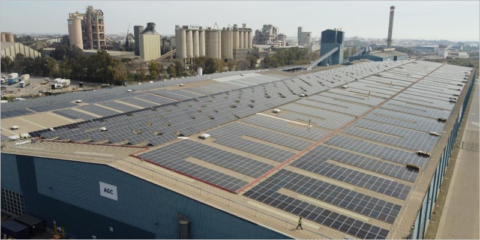 La planta de AGC en Sagunto contará con una instalación fotovoltaica para autoconsumo