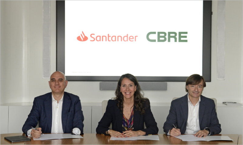 Acuerdo entre CBRE y Banco Santander