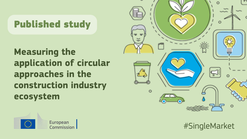 Estudio sobre la medición de la aplicación de enfoques circulares en el ecosistema de la industria de la construcción